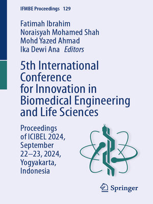 cover image of 5th International Conference for Innovation in Biomedical Engineering and Life Sciences